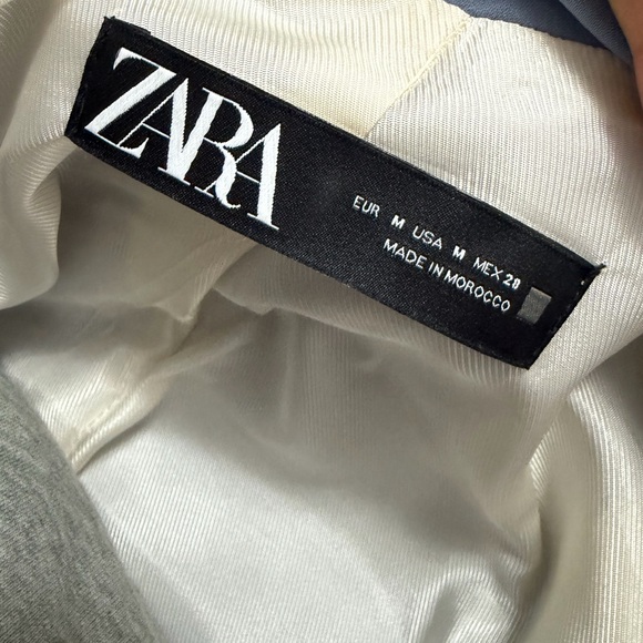 Zara Women's Sky Blue Blazer - Picture 3 of 3